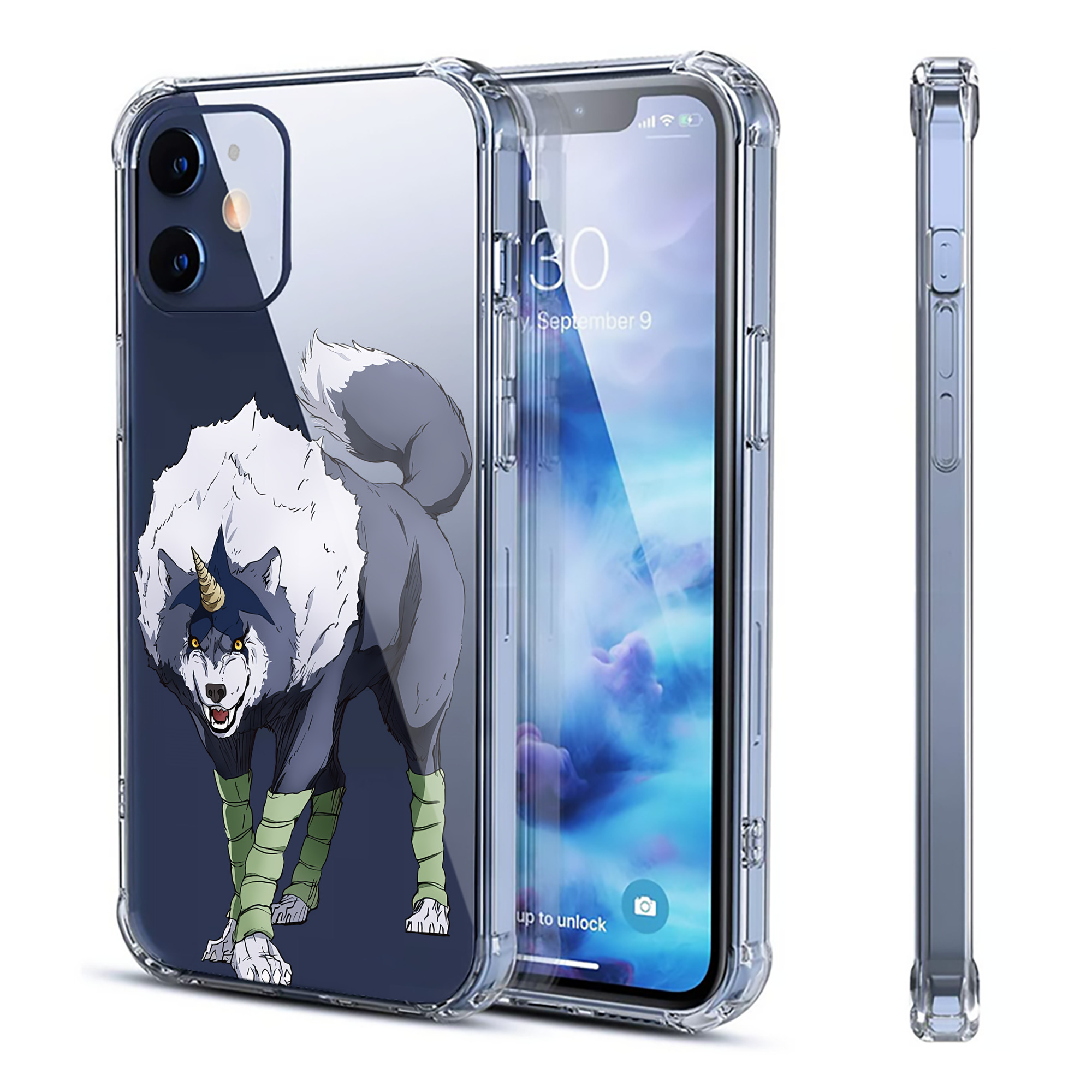 （画像用） 転スラ Regarding Reincarnated to Slime 【iPhone 12シリーズ対応】透明スマホケース（クリアソフトケース）